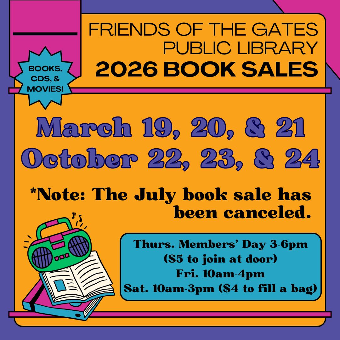 Friends Book Sale March 2026