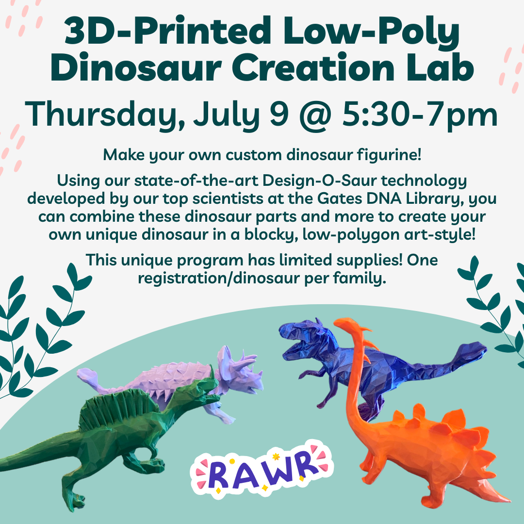 3d printed dinos